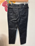 White House Black Market High Rise Slim Ankle Belted Jeans, 8