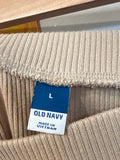 Old Navy Tan Rib Knit Skirt, L