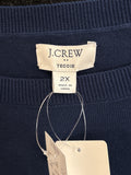 New J. Crew Blue Teddie Sweater, 2X
