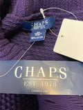 New Chaps Purple Sweater, XL