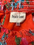 Peach Love Orange Dress, M