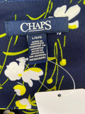 New Chaps Blue Dress, L
