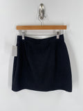 New Wildflowers Boutique Black Corduory Snap Front Skirt, M