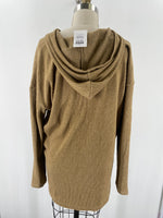 Old Navy Rib Knit Hooded Top, M Tall
