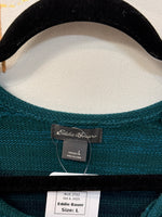 Eddie Bauer Green/Blue Sweater, L