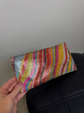 Sondra Roberts Multicolor Crossbody Clutch, 9"x5"