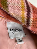 Kensie Pink Plaid Jacket, M