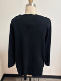 New Cable & Gauge Black Sweater, 1X