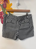 Ann Taylor Black Gingham Shorts, 10 Petite