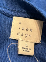 A New Day Blue Cardigan, L