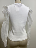 Dolan White Anthropologie Sweater, M