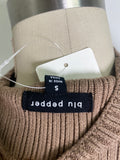 Blu Pepper Brown Sweater, S