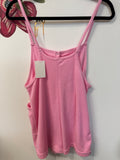 Out from Under Pink Terry Romper, S