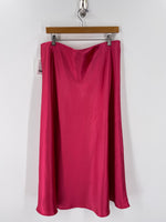 Pink Silky Skirt, XXL