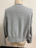 Nike Gray Cropped Sweatshirt, S