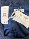 New Grace Karin Blue Dress, L
