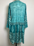 Novica Green 100% Cotton Dress, S