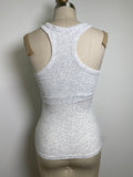Klassy Network Gray Built In Bra Brami Tank, S