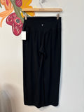 Old Navy Black Wide Leg High Rise Athletic Pants, XS