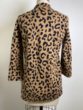 J. Crew Open Front Leopard Sweater Blazer, XXS