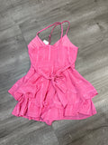 Allison and Kelly Pink Romper, M