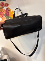 New DKNY Black Nataly Gym Bag, 17"x10" (retail $188)