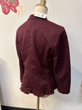 Ann Taylor Burgundy Jacket, 8