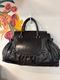 Gucci Black Dialux Queen Tote, 15"x6"x10"