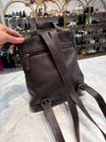 Tignanello Brown Leather Backpack