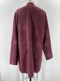 Nine West Metallic Burgundy Cardigan, XXL