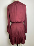 Socialite Burgundy Dress, S