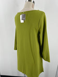 New J. Jill Green Ponte Tunic, M