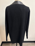 New Sioni Black Blazer Jacket, XL