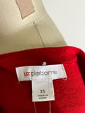 Liz Claiborne Red Lightweight Sweater, XS
