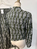 Studio Dress 2pc Green 25" Inseam Pants + Top, L
