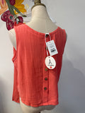 New Anrabess 2pc Pink Top + 23" Inseam Pants, M