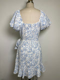 Speechless White/Blue Dress, L