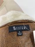 3 Sisters Brown Pocket Vest, S