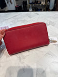 Michael Kors Red Wallet, 7"x3.5"