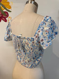 New American Eagle Blue Top, S