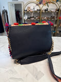 Tory Burch Blue Minaudiere Crossbody Bag, 6.75"x9"x2.25"