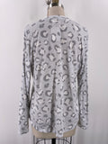 Maurices Animal Print Gray Top, XL