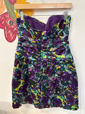 BCBGMaxAzria Purple Strapless Dress, 10