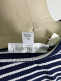 Talbots Blue Stripe Top, XL
