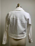 INC White Denim Jacket, S