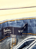 Boden Wide Leg Cropped 23" Inseam Jeans, 14