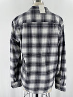 Lucky Brand Plaid Button Front Top, M