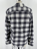 Lucky Brand Plaid Button Front Top, M