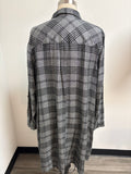 J. Jill Gray Plaid Dress, XL