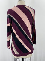 Allison Daley Stripe Sweater, M Petite